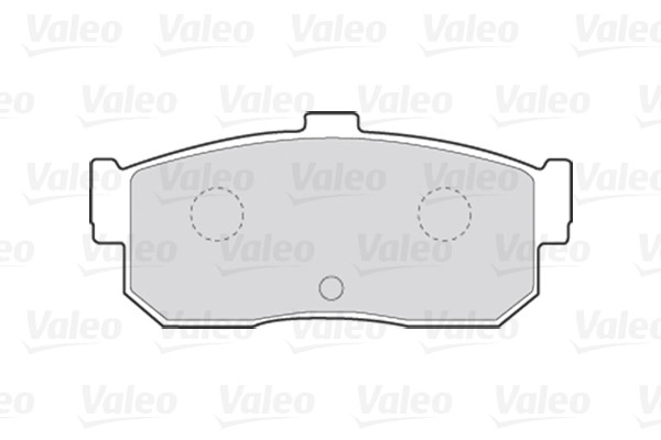 Brake Pad Set, disc brake VALEO 301668 2