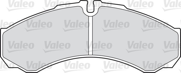 Brake Pad Set, disc brake VALEO 541662 2