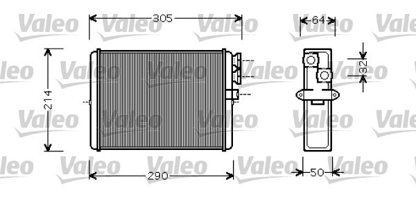 Heat Exchanger, interior heating VALEO 812328