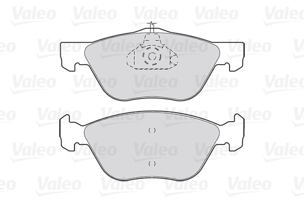 Brake Pad Set, disc brake VALEO 301023 2
