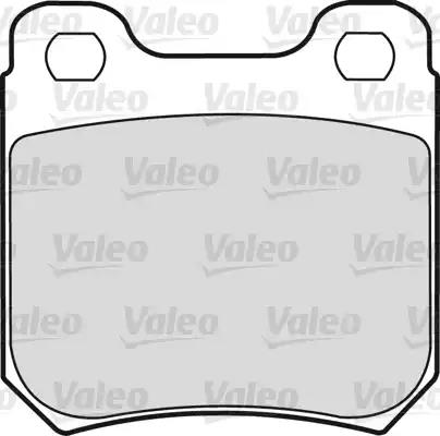 Brake Pad Set, disc brake VALEO 540451