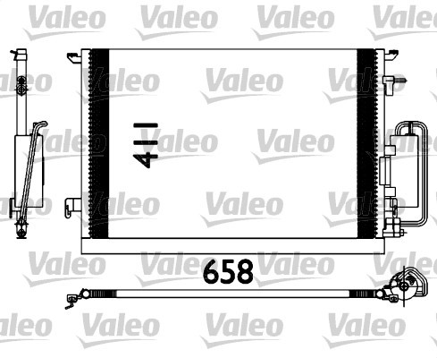 Condenser, air conditioning VALEO 817647