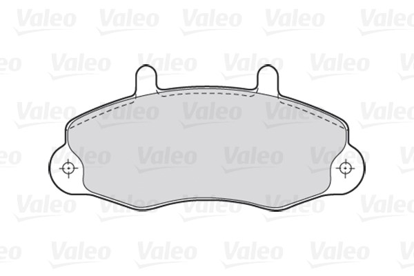 Brake Pad Set, disc brake VALEO 301036 2