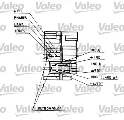 Steering Column Switch VALEO 251109 2