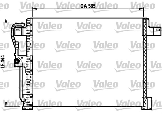Condenser, air conditioning VALEO 817023
