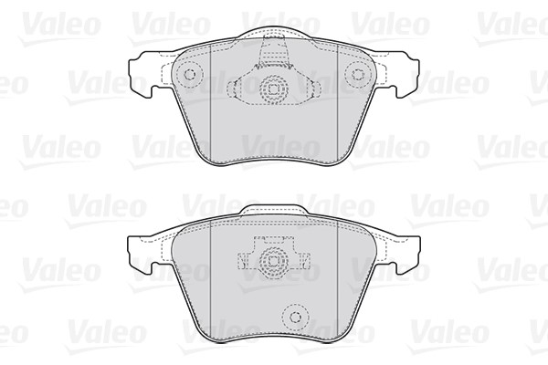 Brake Pad Set, disc brake VALEO 301657 2