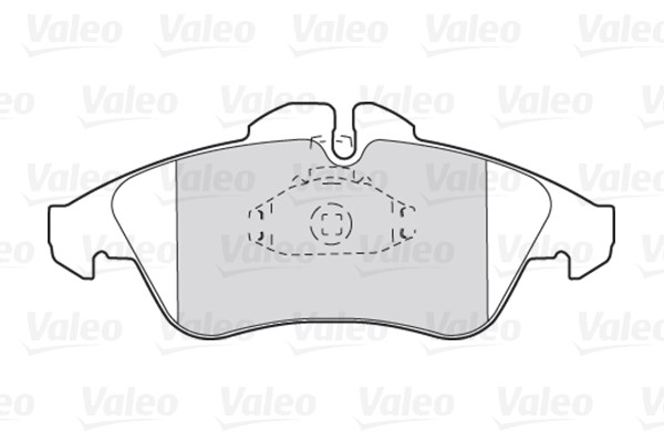 Brake Pad Set, disc brake VALEO 301044 2