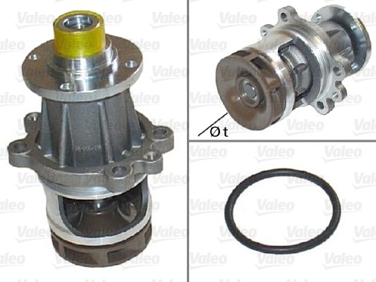 Water Pump, engine cooling VALEO 506110