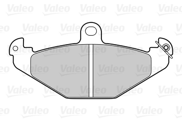 Brake Pad Set, disc brake VALEO 301007 2