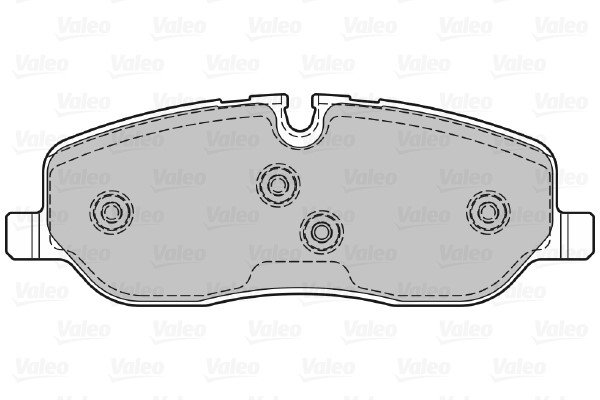 Brake Pad Set, disc brake VALEO 598741 2
