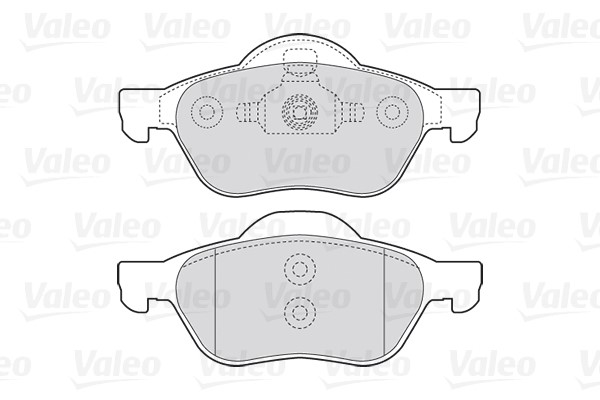 Brake Pad Set, disc brake VALEO 301471 2