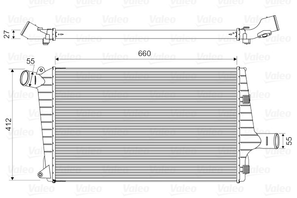 Charge Air Cooler VALEO 818657
