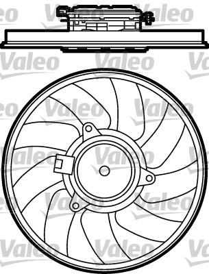 Fan, engine cooling VALEO 696030