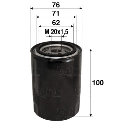 Oil Filter VALEO 586012