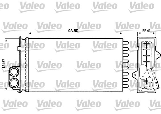 Heat Exchanger, interior heating VALEO 883976
