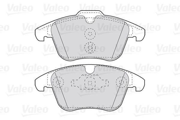 Brake Pad Set, disc brake VALEO 301879 2