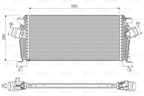 Charge Air Cooler VALEO 818565