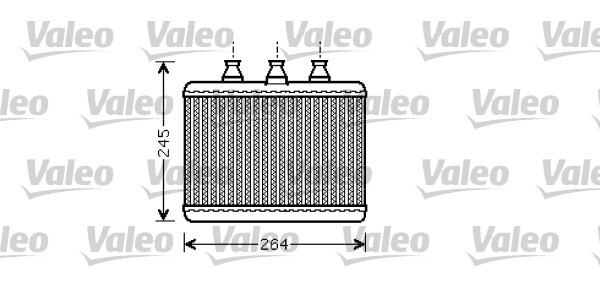 Heat Exchanger, interior heating VALEO 812365