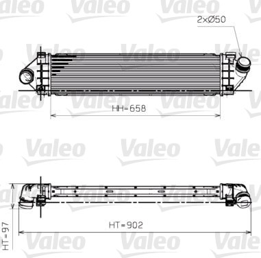 Charge Air Cooler VALEO 818246