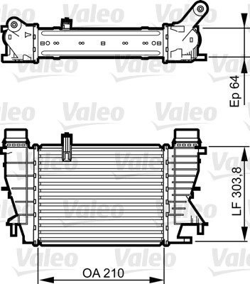 Charge Air Cooler VALEO 818251