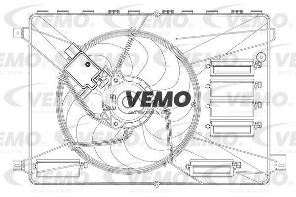 Fan, engine cooling VEMO V25-01-1563