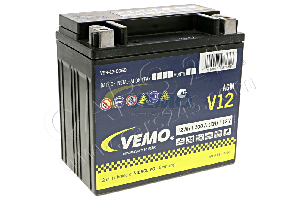 Deep Cycle Battery VEMO V99-17-0060
