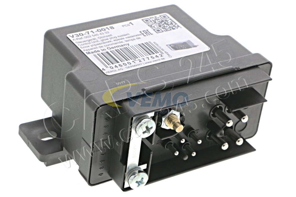 Control Unit, glow time VEMO V30-71-0018