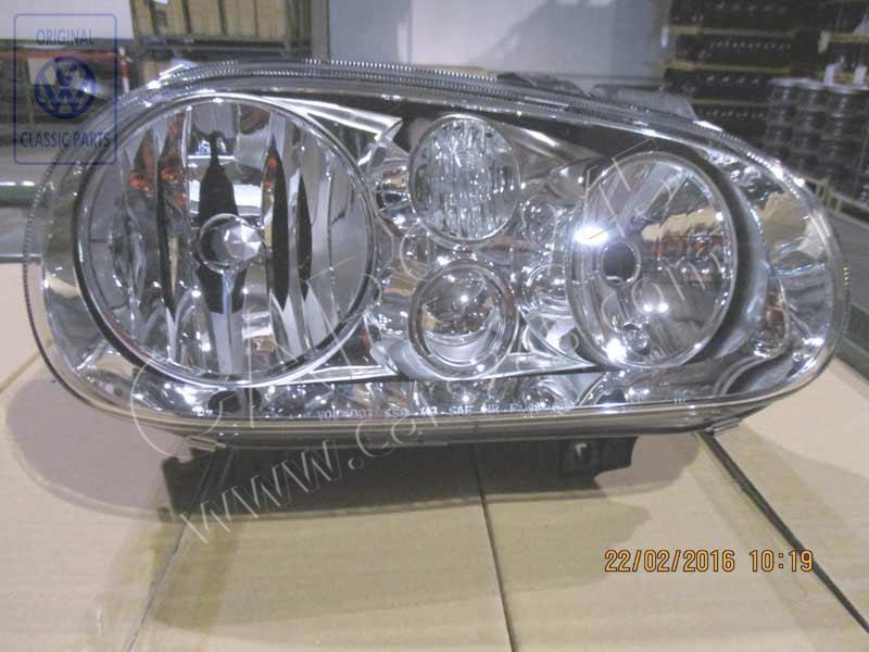Halogen twin headlights right Volkswagen Classic 1J0941018B