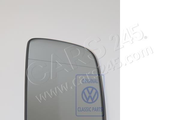 Mirror glass (aspherical- wide angle) with plate left lhd, left outer Volkswagen Classic 6N1857521B 4