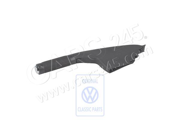 Hand brake lever handle with boot (leather) Volkswagen Classic 6Q0711461HWDZ