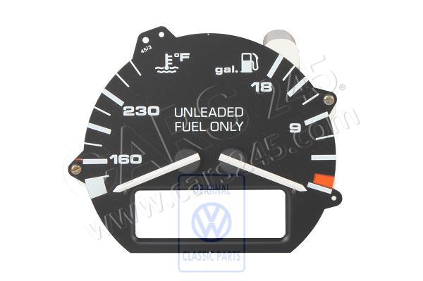 Fuel gauge and coolant temperature display Volkswagen Classic 357919045N