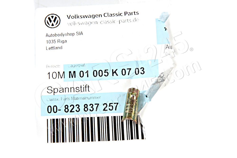 Spring pin Volkswagen Classic 823837257 3