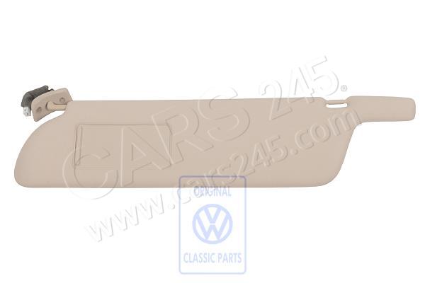 Sun visor with illuminated mirror and cover Volkswagen Classic 705857551S3PS