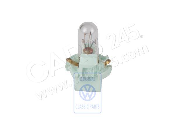 Bulb with green socket clear glass Volkswagen Classic 7M0919040E