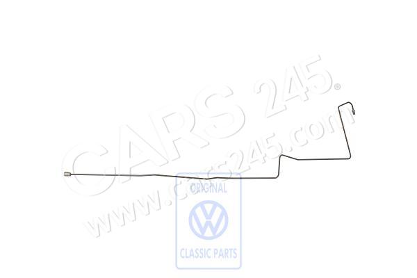Brake pipe (floating circuit)- from hydraulics to the connecting piece centre right Volkswagen Classic 2D0614726B