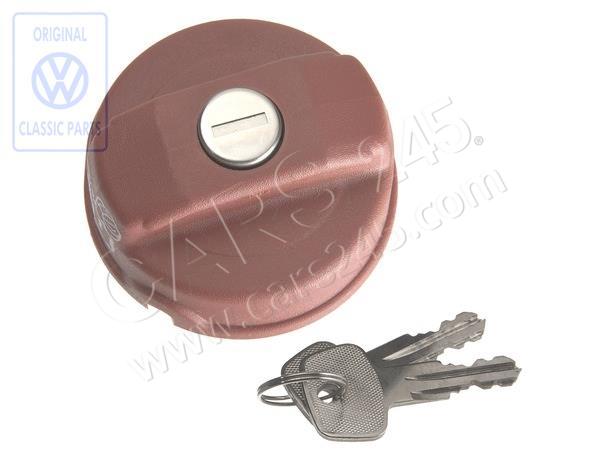 Cap, lockable, not for one key locking system for fuel tank profile ah Volkswagen Classic 533201551E