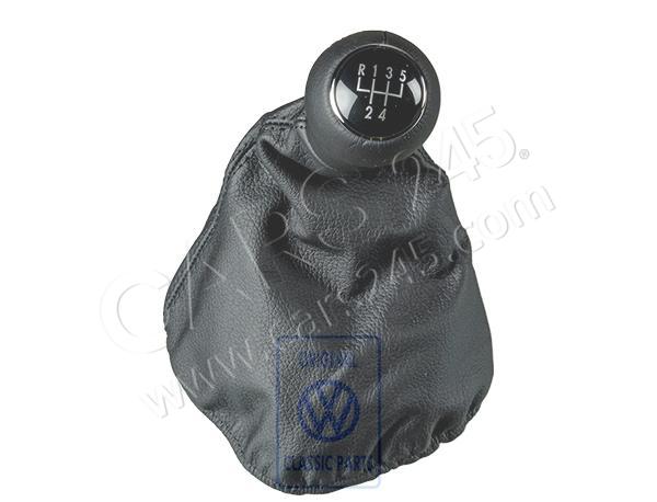 Gearstick knob with boot for gearstick lever (leather) Volkswagen Classic 1E0711118BHLA