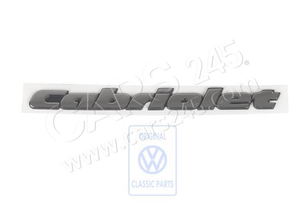 Inscription Volkswagen Classic 1E0853687CZ10