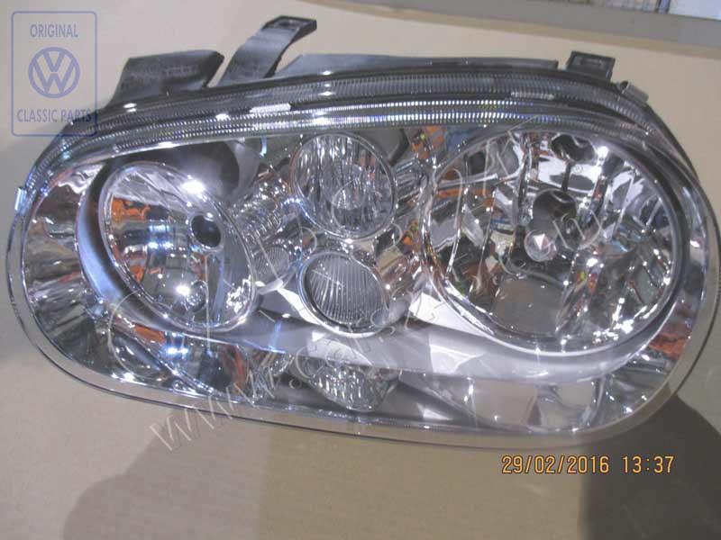 Halogen twin headlights with halogen fog lights left Volkswagen Classic 1J0941017C