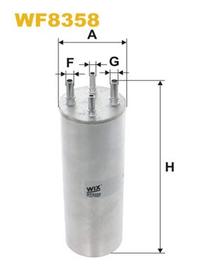 Fuel filter WIX FILTERS WF8358