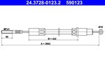 Cable Pull, clutch control ATE 24.3728-0123.2