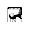 Shaft Seal, manual transmission CORTECO 12000635B