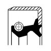 Shaft Seal, wheel hub CORTECO 19019529B
