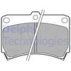 Brake Pad Set, disc brake DELPHI LP743