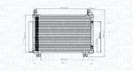 Condenser, air conditioning MAGNETI MARELLI 350203741000