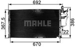 Condenser, air conditioning MAHLE AC329000S