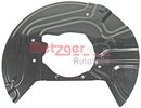 Splash Panel, brake disc METZGER 6115040