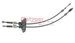 Cable Pull, manual transmission METZGER 3150056