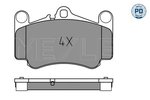 Brake Pad Set, disc brake MEYLE 0252333017/PD