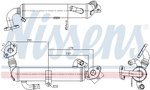 Cooler, exhaust gas recirculation NISSENS 989434